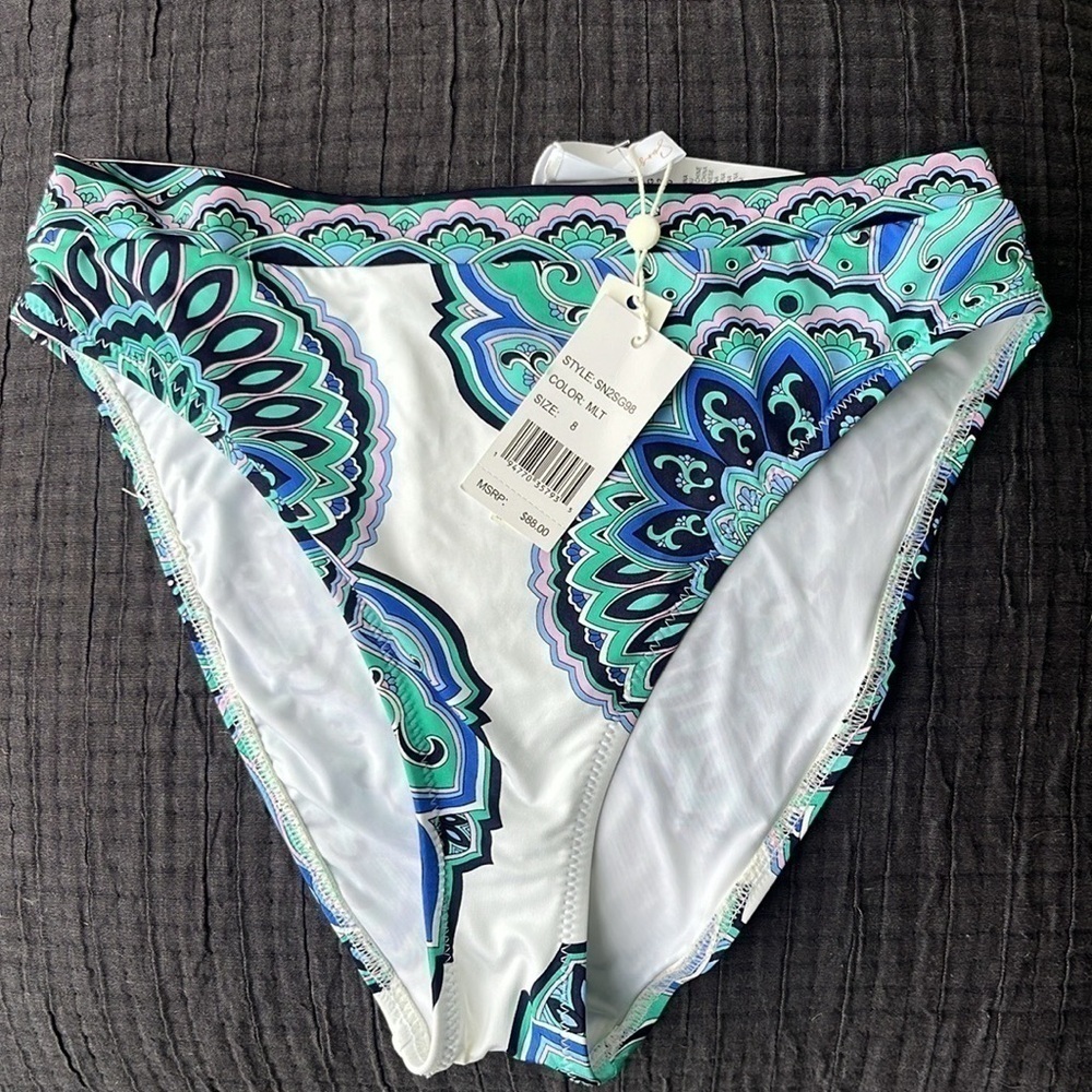 Sunshine 79 Mellow Medallion High-Waist Bottom Size 8 - Picture 3 of 4